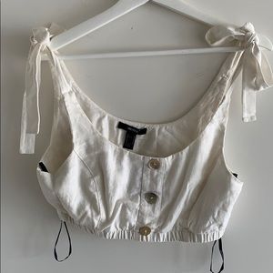 Forever 21 tie crop top